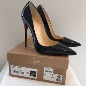 Christian Louboutin So Kate 120mm, blk patent, 8.5